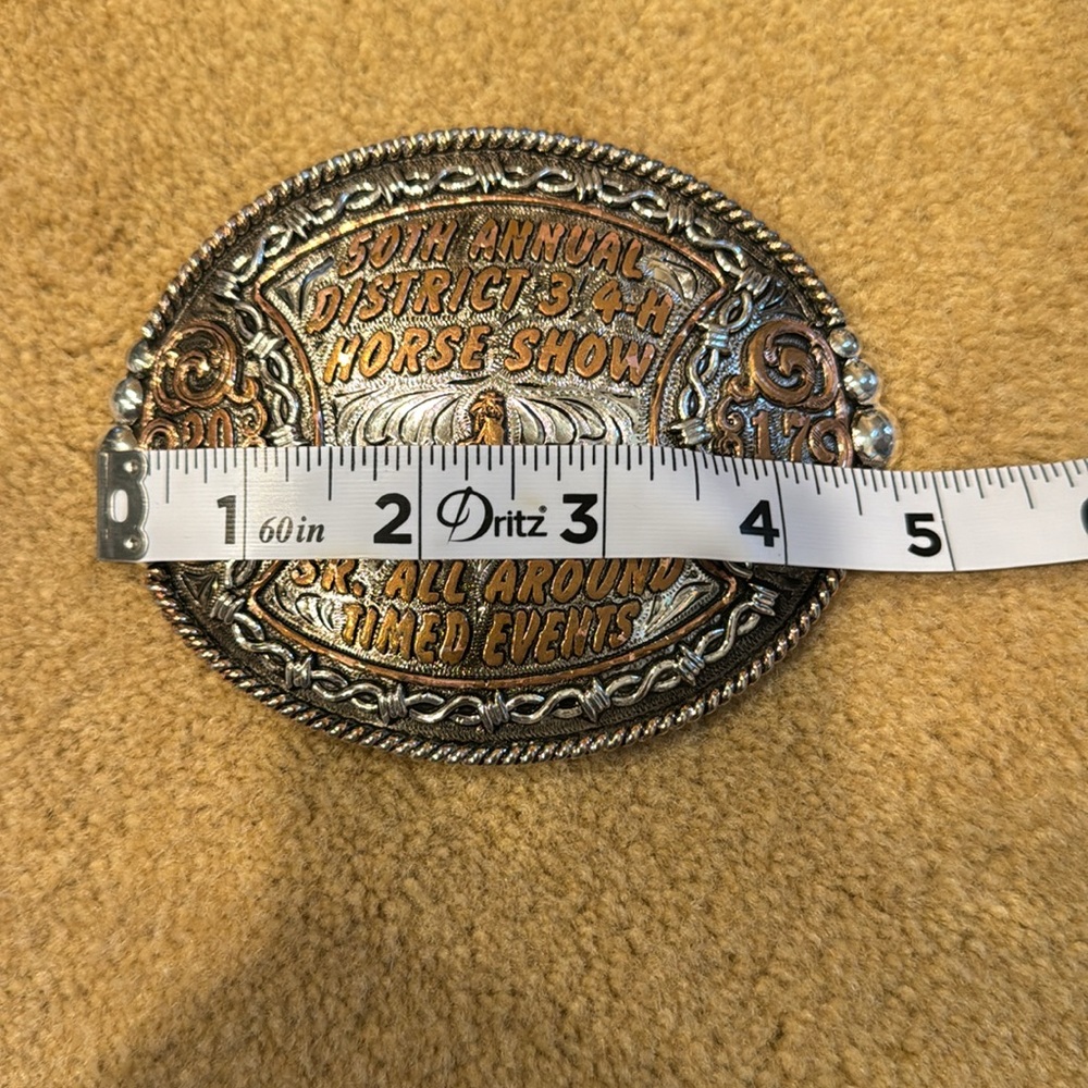2017 District 3 4H Horse Show buckle - Picture 2 of 3